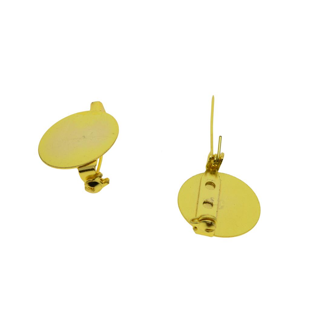 10Pcs Metal Butterfly Clutch Tie Tacks Pin Back Replacement Blank Pins for Craft Making, Gold