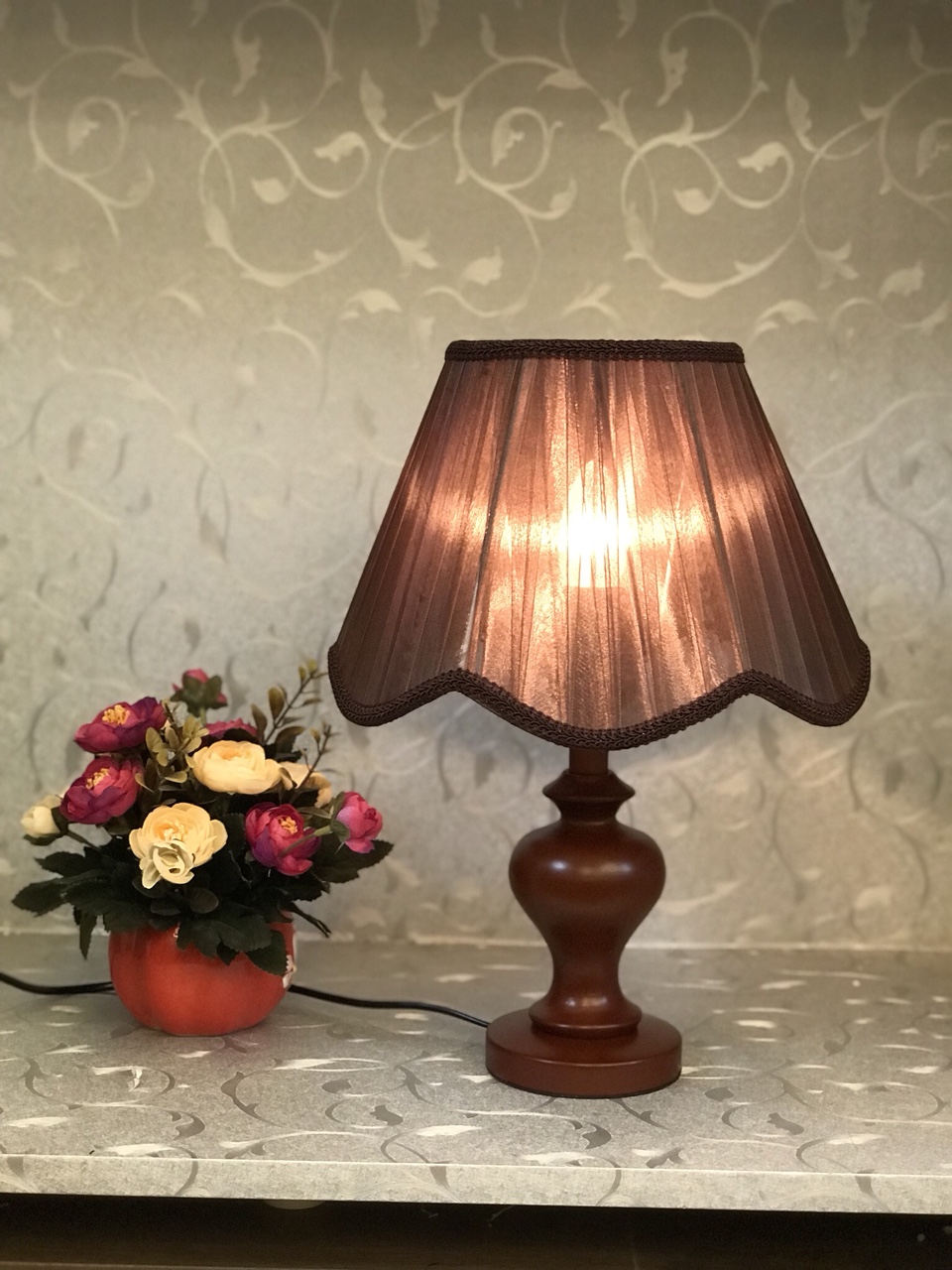 Đèn bàn - đèn bàn trang trí phòng ngủ - đèn ngủ gỗ hiện đại MB2022