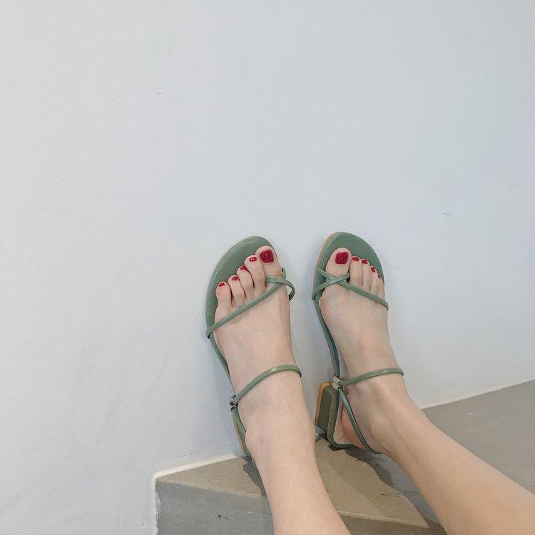 MS302 Sandal nữ quai mảnh đế 3p xinh xắn