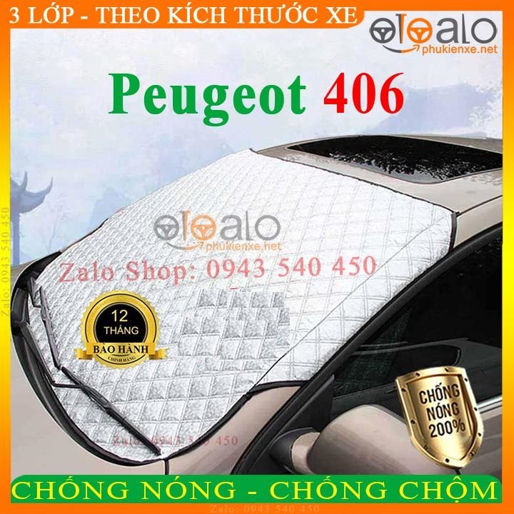 Bạt Phủ dành cho Ô Tô Peugeot 406 Cao Cấp 3 Lớp Chống Nắng Nóng Chống Nước Chống xước