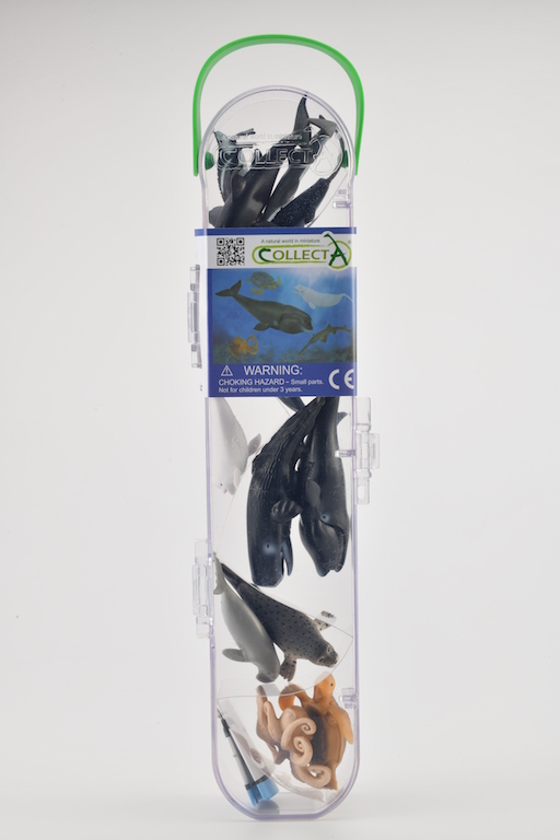 Bộ hình thu nhỏ: Động Vật Biển 2 - CollectA Box of Mini Sea Animals-2, hiệu: CollectA, mã HS 9655040 -  Chất liệu an toàn cho trẻ - Hàng chính hãng