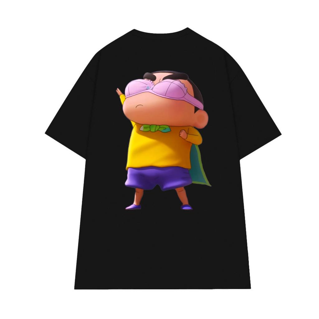 Cao cấp - Áo thun oversize bé Shin Siêu Năng Lực cậu bé bút chì hài hước Shin Chan BND329