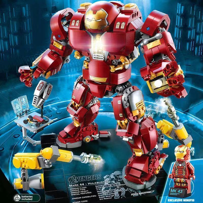 Xếp hình Hulkbuster Iron man 820pcs Đồ chơi lắp ráp mô hình robot hulkbuster iron man người sắt- đồ chơi trẻ em