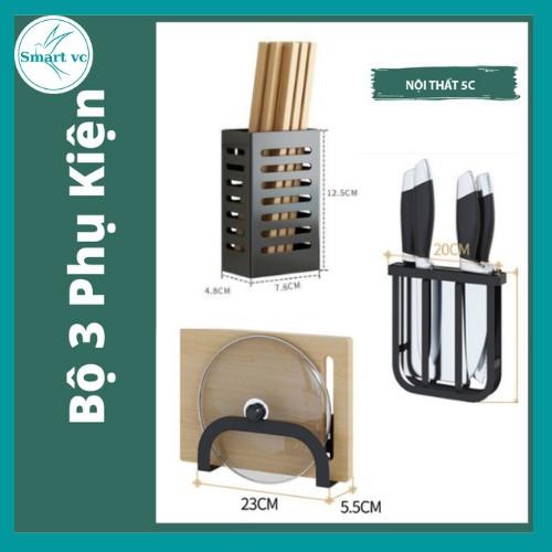 Kệ gia vị đa năng thông minh, kệ bếp Sơn Tĩnh Điện Đen, Cao Cấp