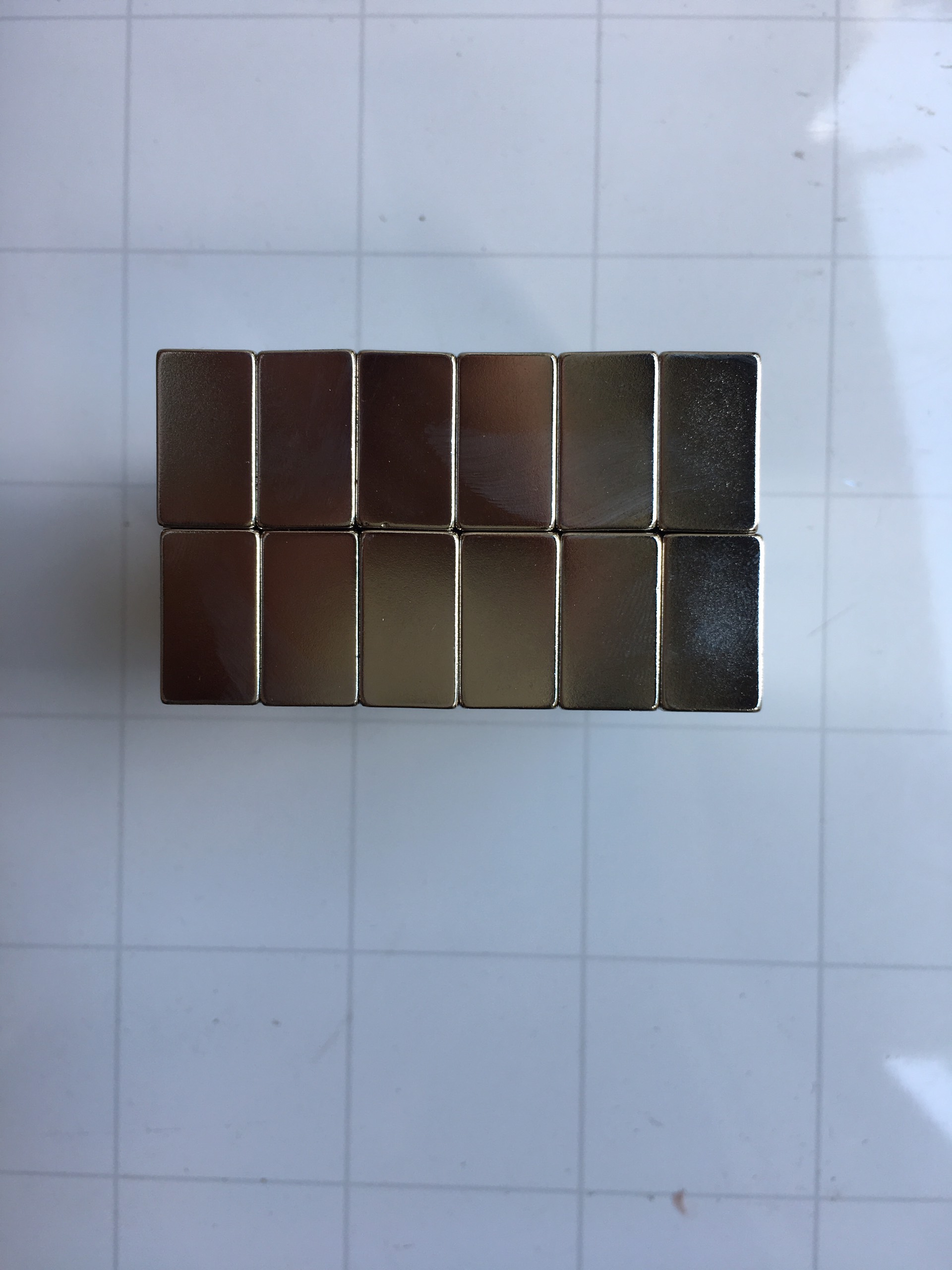 Bộ 20 Viên Nam Châm Đất Hiếm Hình Chữ Nhật 20x10x2mm