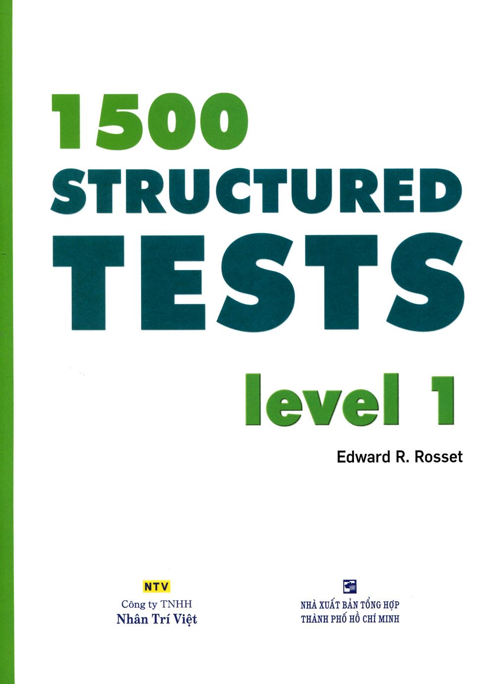 1500 Structured Tests Leve 1 (Không CD)