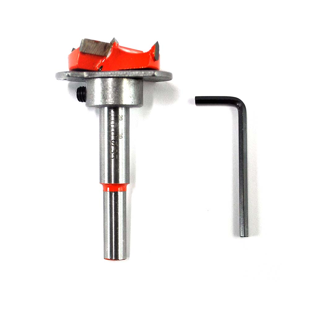 Mũi khoan bản lề bật 35mm có vòng chặn