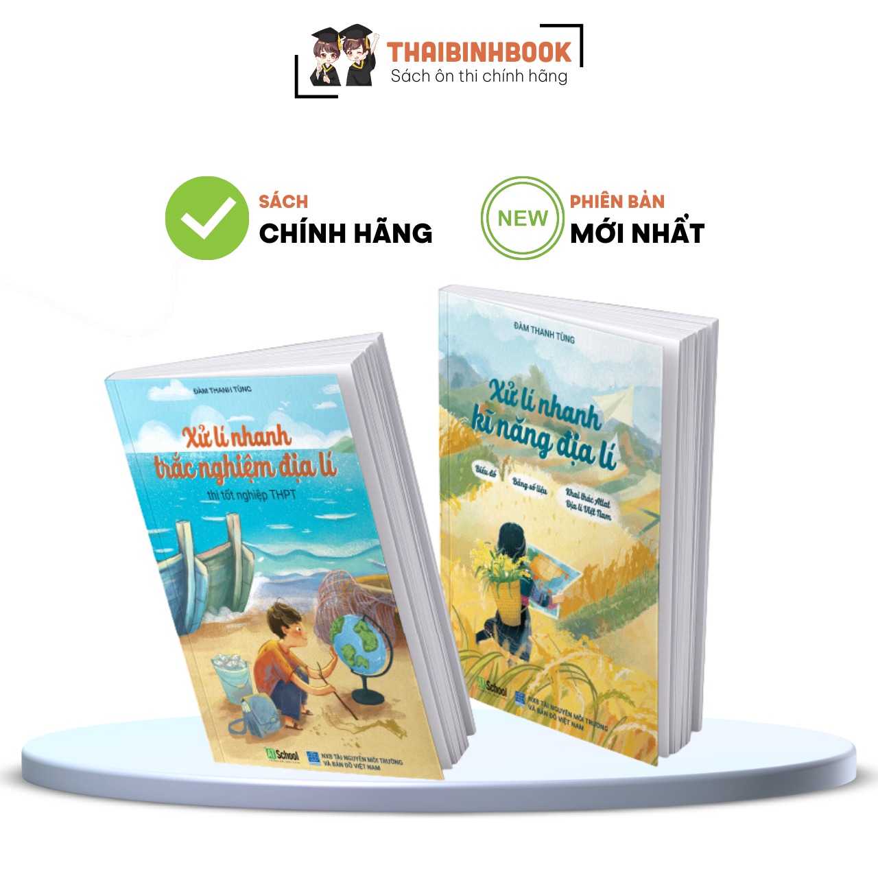 Combo Sách Địa Lý Thầy Tùng: Xử Lý Nhanh Trắc Nghiệm &amp; Kỹ Năng Địa Lý (Thi Tốt Nghiệp THPT)