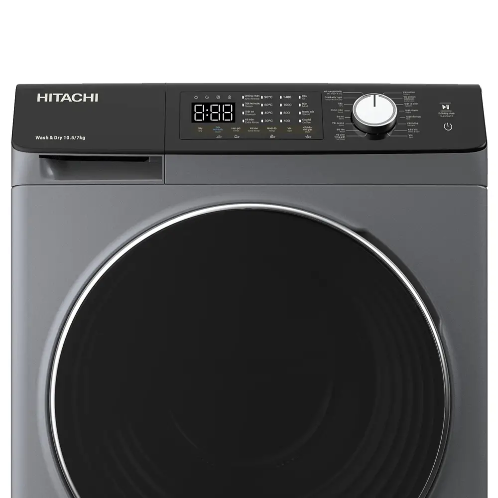 Hình ảnh Máy giặt lồng ngang Hitachi Inverter 10.5Kg sấy 7Kg BD.D1054HVOS - Hàng chính hãng