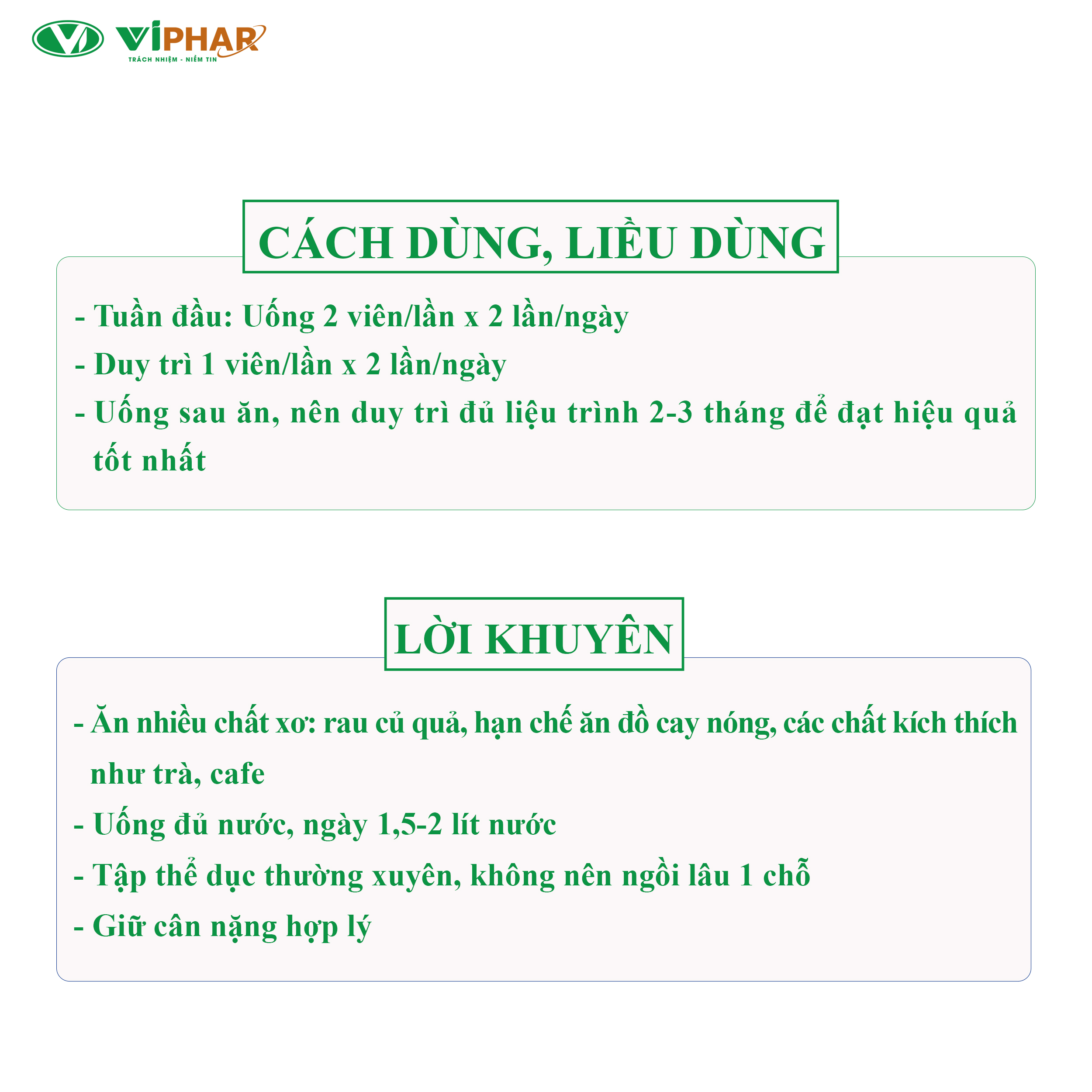 Viên Uống Trĩ Nội, Trĩ Ngoại Giảm Tình Trạng Chảy Máu, Sa Búi Trĩ, Nứt Kẽ, Đau Rát Hậu Môn TRITIMA VIPHAR Hộp 30 Viên