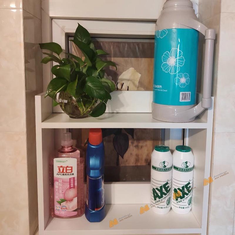 Made in VN Kệ đựng gia vị 2 tầng 3 tầng kệ nhà bếp gỗ mdf 17mm công ty Mộc Phát độ bền trên 30 năm AN047