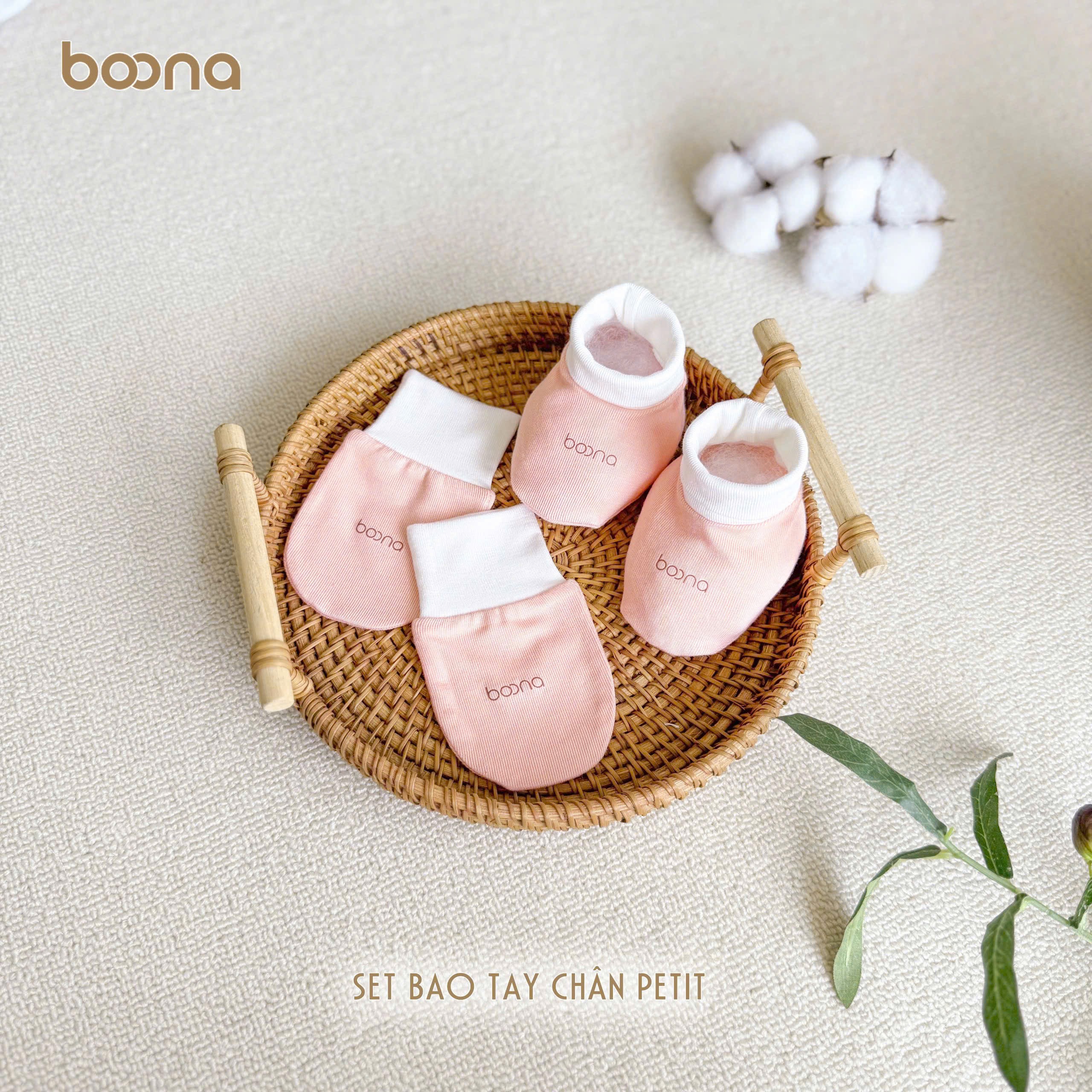 Set bao tay chân petit Boona cho bé