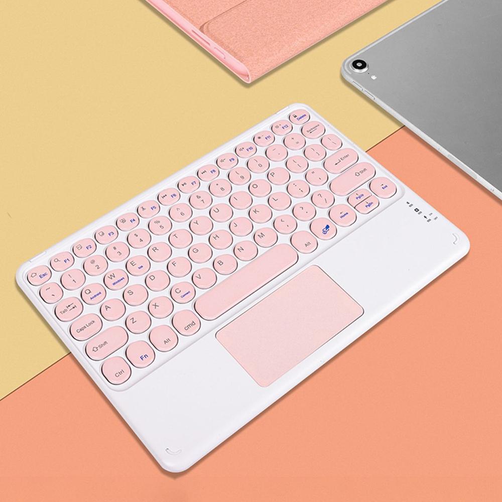 BT Keyboard Mouse Combo BT3.0 Wireless Rechargeable Keyboard Ergonomic Mouse Set Slim Design