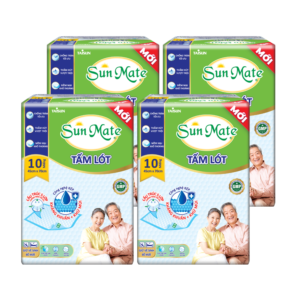 Combo 4 Tấm lót SunMate cải tiến mới