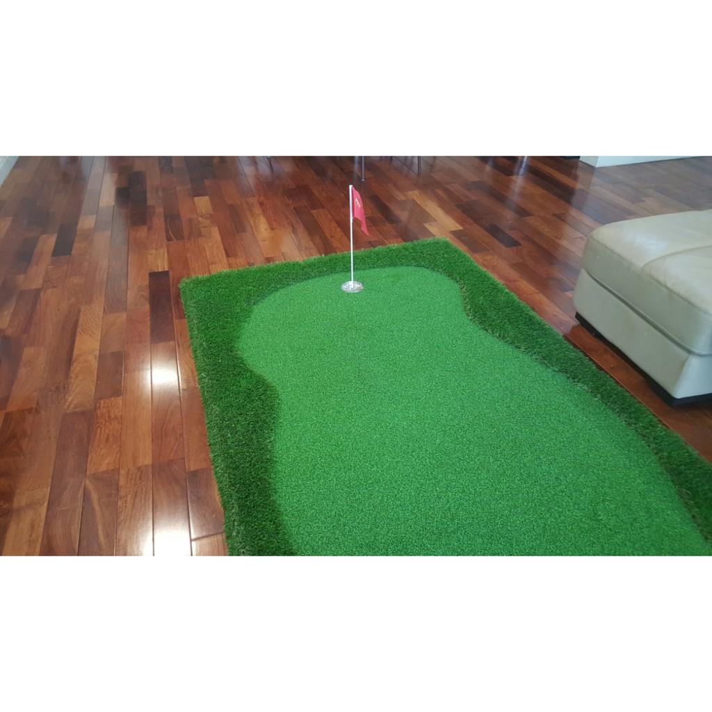 THẢM PUTTING GOLF 125X255CM KÈM 2 HỐ CỜ