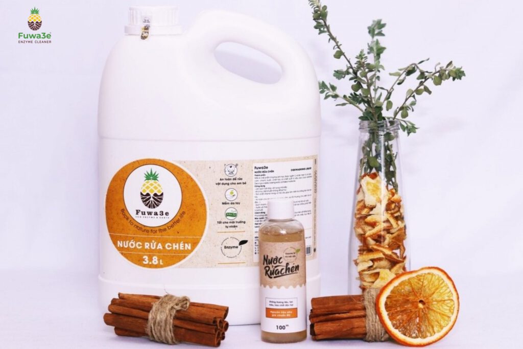 Nước rửa chén Fuwa3e 2l dành cho máy