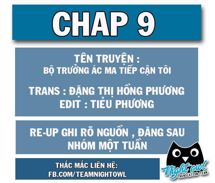 bộ trưởng ác ma tiếp cận tôi chapter 9 1