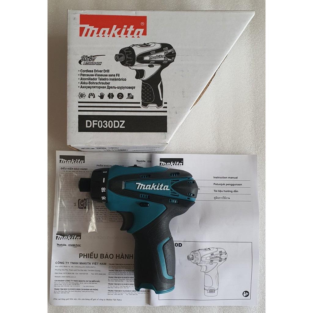 MÁY KHOAN VÀ VẶN VÍT DÙNG PIN 115W MAKITA DF030DZ - HÀNG CHÍNH HÃNG