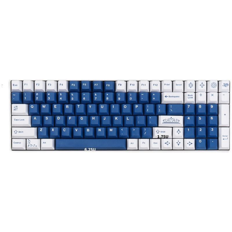 GMK Lazurite keycaps cherry profile Dye Sublimation PBT keycap 129keys