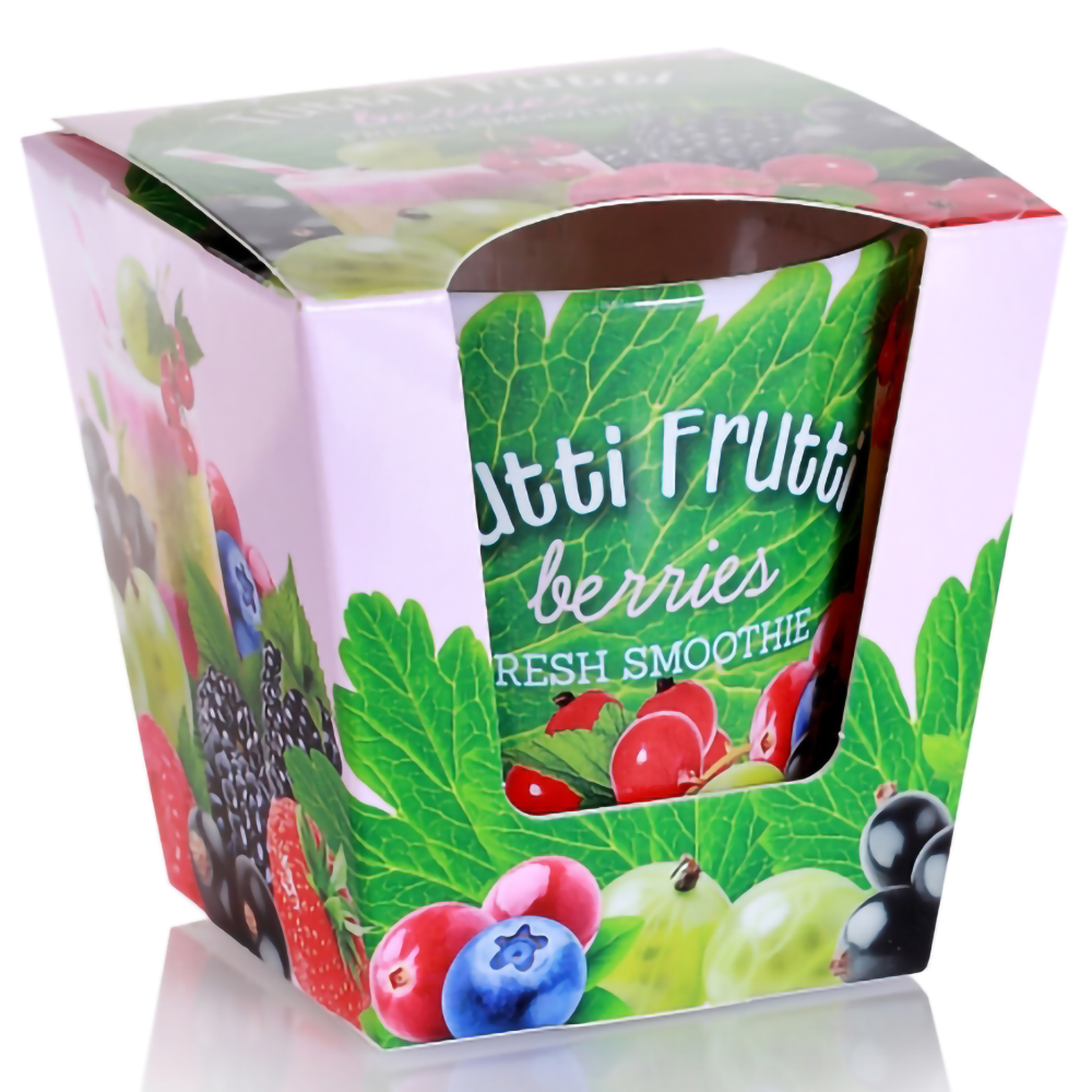 Ly nến thơm tinh dầu Bartek Tutti Frutti 115g QT1667 - trái cây rừng (giao mẫu ngẫu  nhiên)