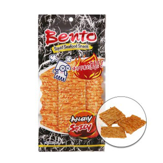 Combo 12 gói Snack Hải Sản Tẩm Gia Vị Ớt Cực Cay Bento 18g