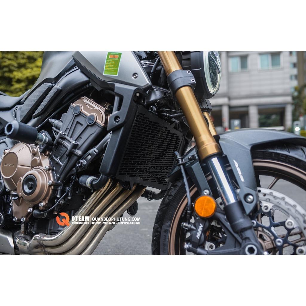 Bảo vệ két nước dành cho HONDA CB650R - CBR650R và Honda CB650F. Chất liệu nhôm cnc sơn tĩnh điện đen cao cấp cực đẹp