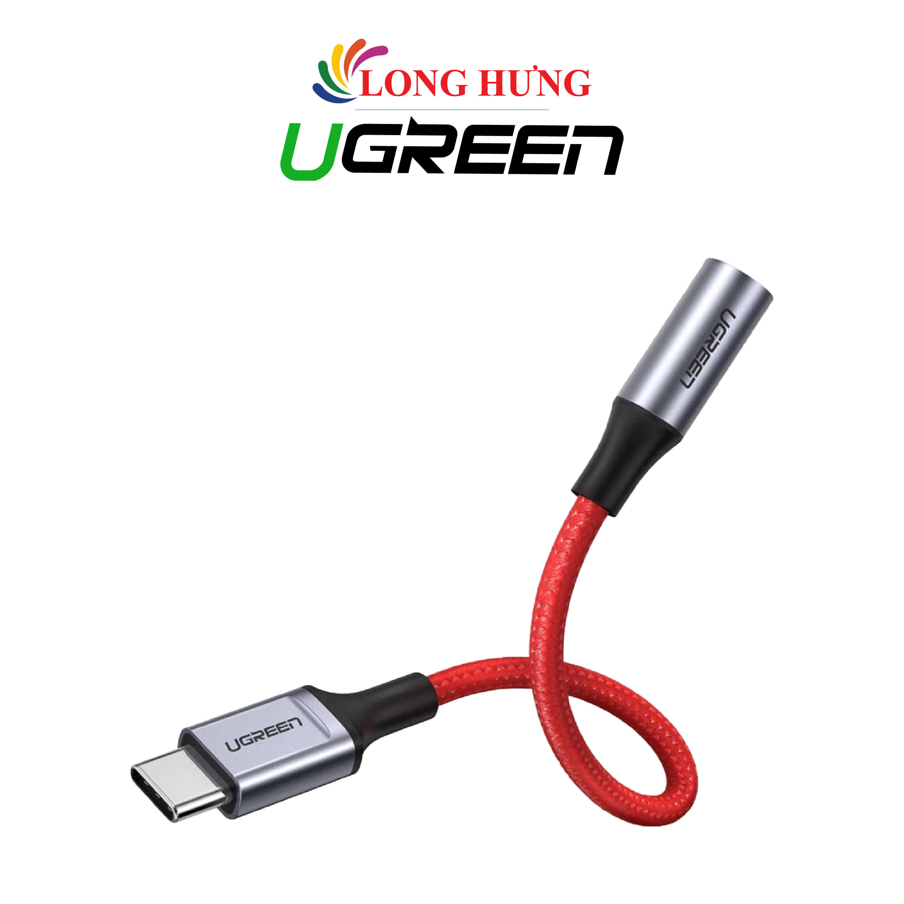 Cổng chuyển đổi Ugreen USB-C to 3.5mm Audio Cable AV161 70859 - Hàng chính hãng