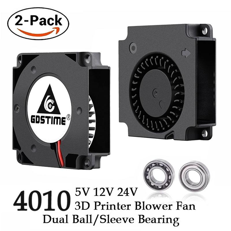 2pcs gdstime 40mm quạt máy in 3d