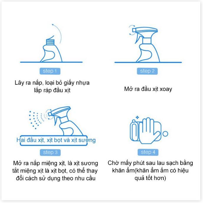 Chất tẩy vết bẩn phòng bếp KEZHANLAITU