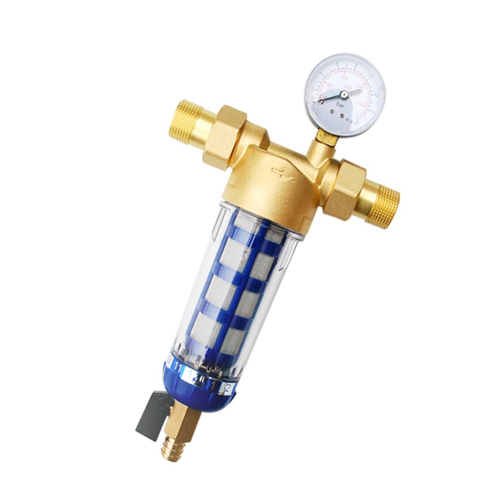 Household Mesh Spin Down Water Filter System Sediment Water Filter 1/2inch