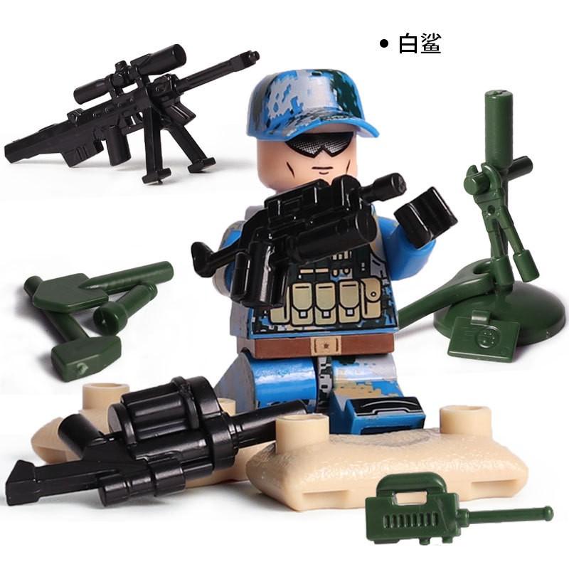 Minifigures - TBS29-34 Lính quân sự Thủy quân lục chiến - Đồ chơi lắp ráp xếp hình thông minh