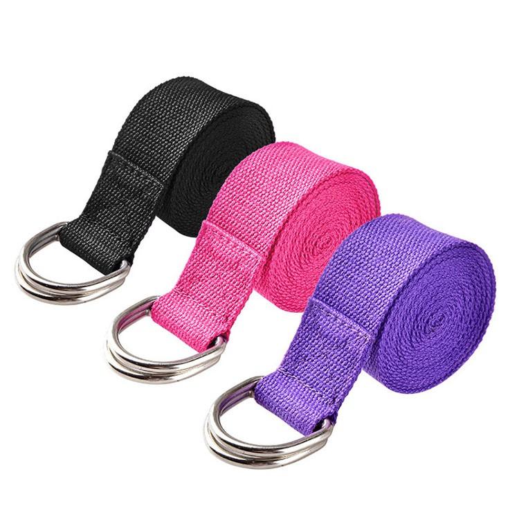 Dây tập Yoga Cotton loại tốt giá rẻ 1m6 x3,5cm (Yoga Strap)