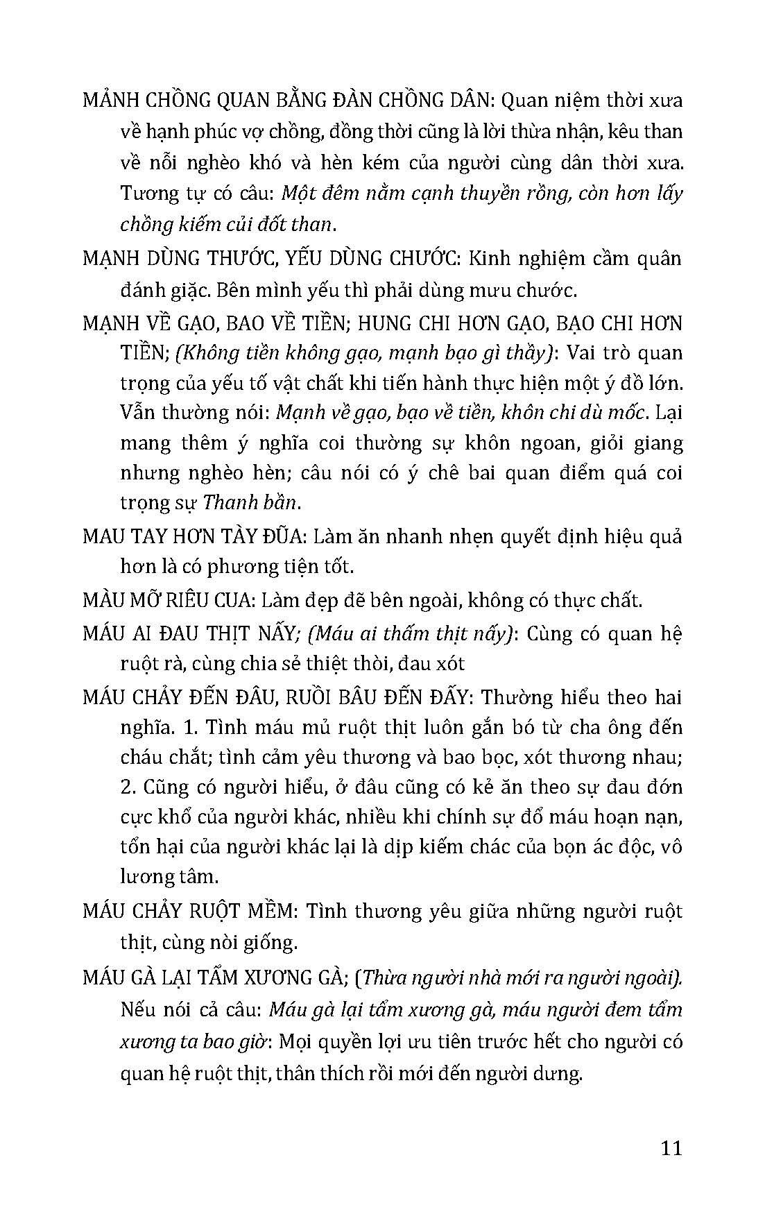 Giải Nghĩa Thành Ngữ Tục Ngữ Việt Nam - Quyển 2: Từ M Đến Y