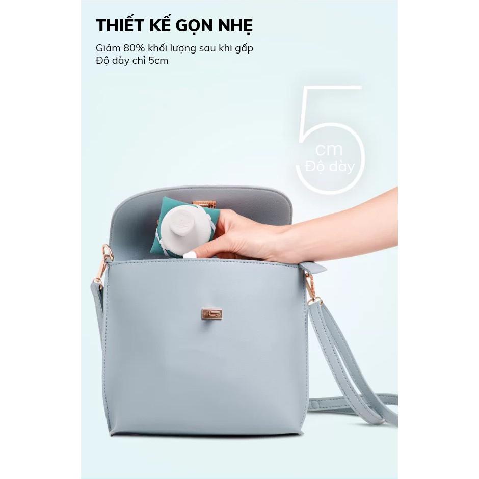 Bình Nước xếp nhỏ Silica Gel BPA Free - Home and Garden