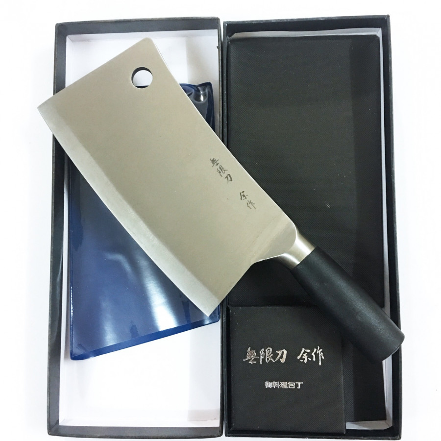 Dao chặt xương lớn cao cấp lưỡi dài 20.6cm Tiêu chuẩn Nhật Bản thép không gỉ cán nhựa ABS