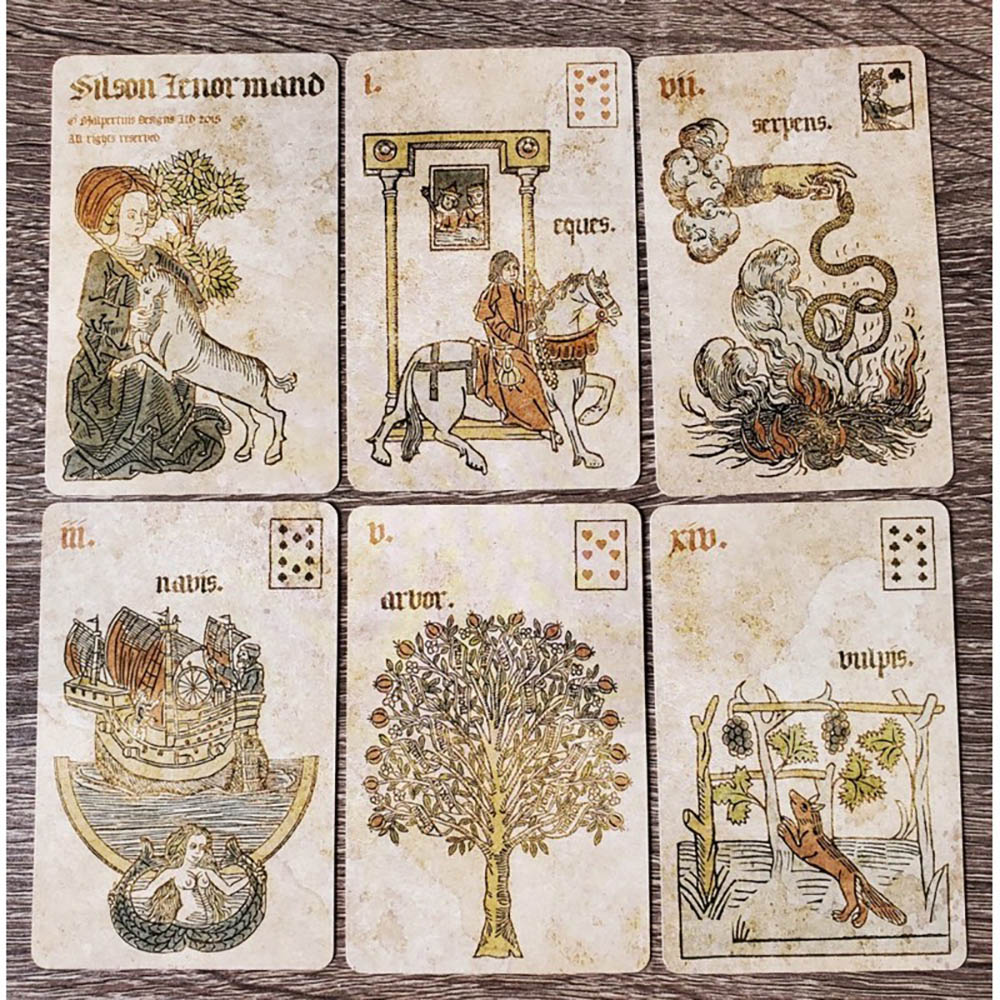 Bộ Bài Silson Lenormand 39 Lá Bài Tặng Đá Thanh Tẩy