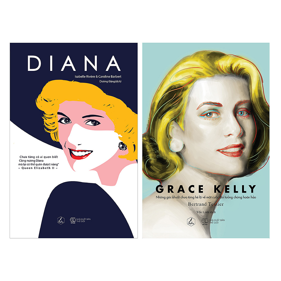 Combo: Diana + Grace Kelly (2 Cuốn) (Tặng Tranh)