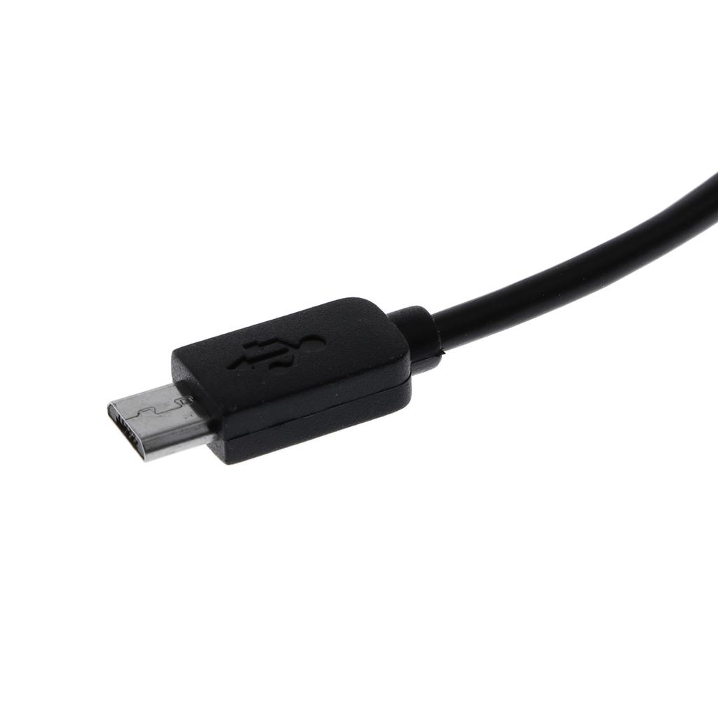 Micro USB OTG Hub, Micro USB Male to Female Micro USB + 4 Ports USB Power Charging Cable with USB A Male to Micro USB Female Adapter