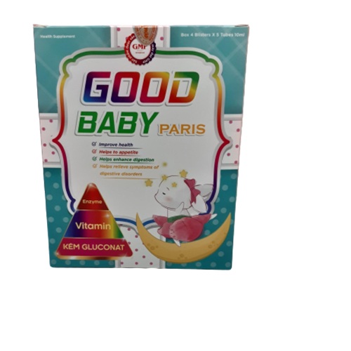 Good Baby Paris - Bổ sung enzyme, axit amin, vitamin, chất xơ cho cơ thể, Giúp ăn Ngon miệng, nâng cao sức khỏe