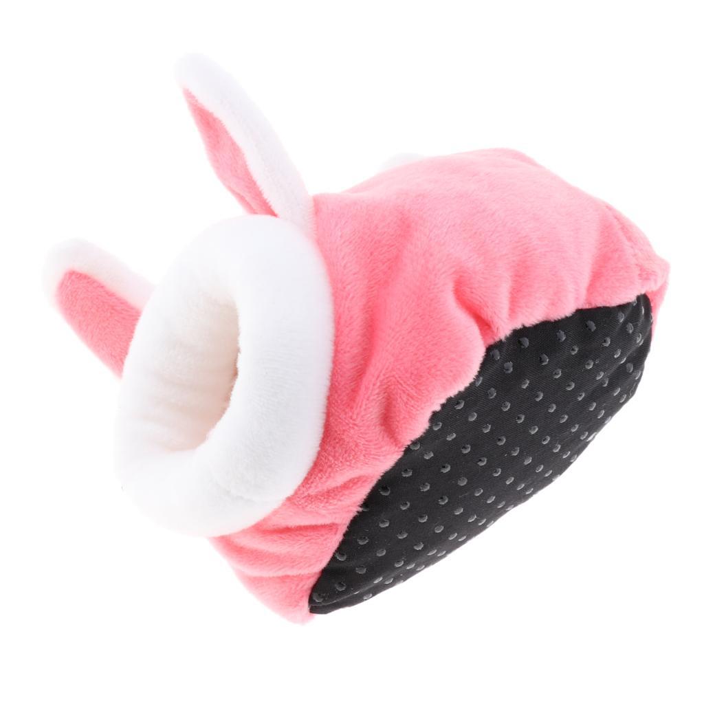 2 Pcs Warm Small Animal Bed Hamster Cotton Nest Chinchilla Habitat House