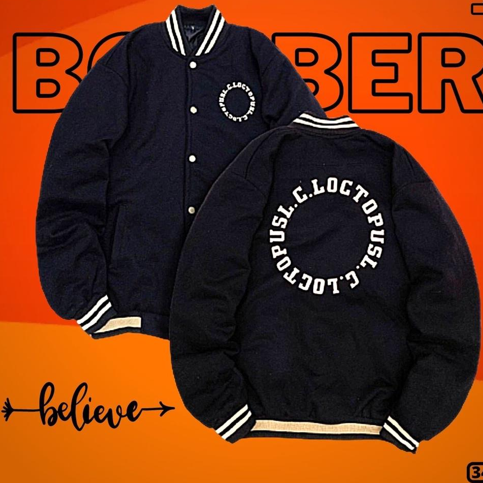 Áo Khoác Bomber Nam Nữ Nỉ Bông Dày Dặn Form Rộng UNISEX Áo Bomber Jackets Nỉ Couple Áo Thun Nỉ SC.LOCTOPUSL