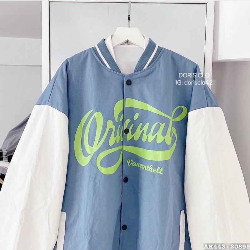 Áo Khoác Bomber Đôi Nam Nữ Nỉ Bông Dày Dặn, Áo Bomber Nam Nữ Form Rộng UNISEX IN ORIGINAL