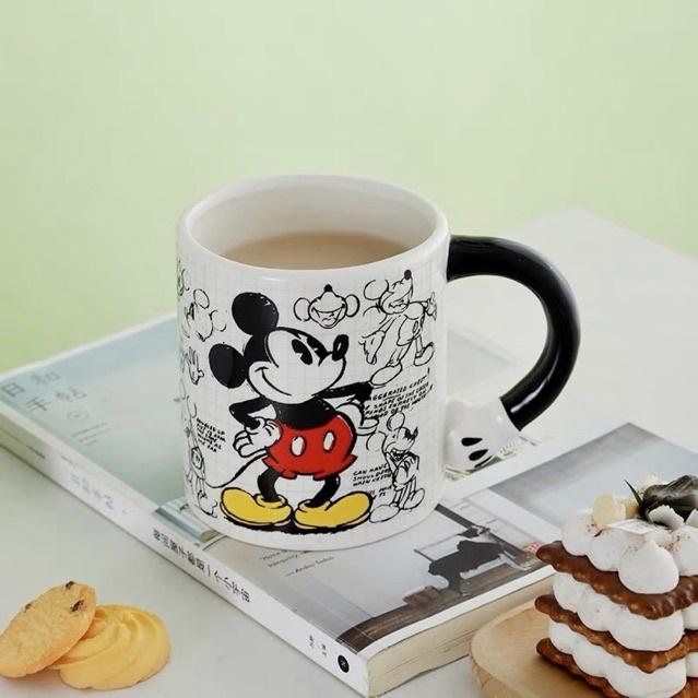 Ly cốc uống nước dễ thương vịt mickey