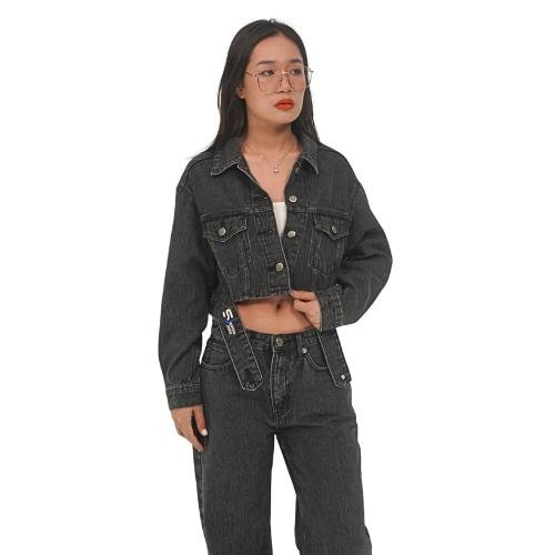 Quần jean nữ ống suông CẠP THÊU P14, Quần bò nữ ống suông bigsize, Co giãn, Cao Cấp, Trẻ Trung - thương hiệu Samma Jeans