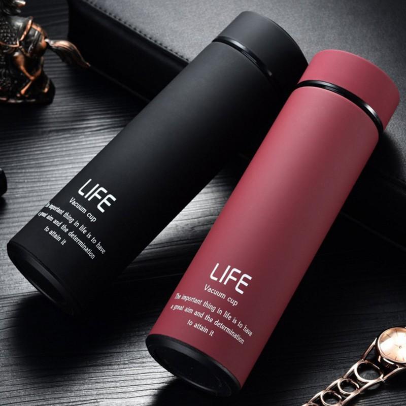Combo 2 Bình giữ nhiệt Flask Vacuum LIFE inox 500ml NEW 2019