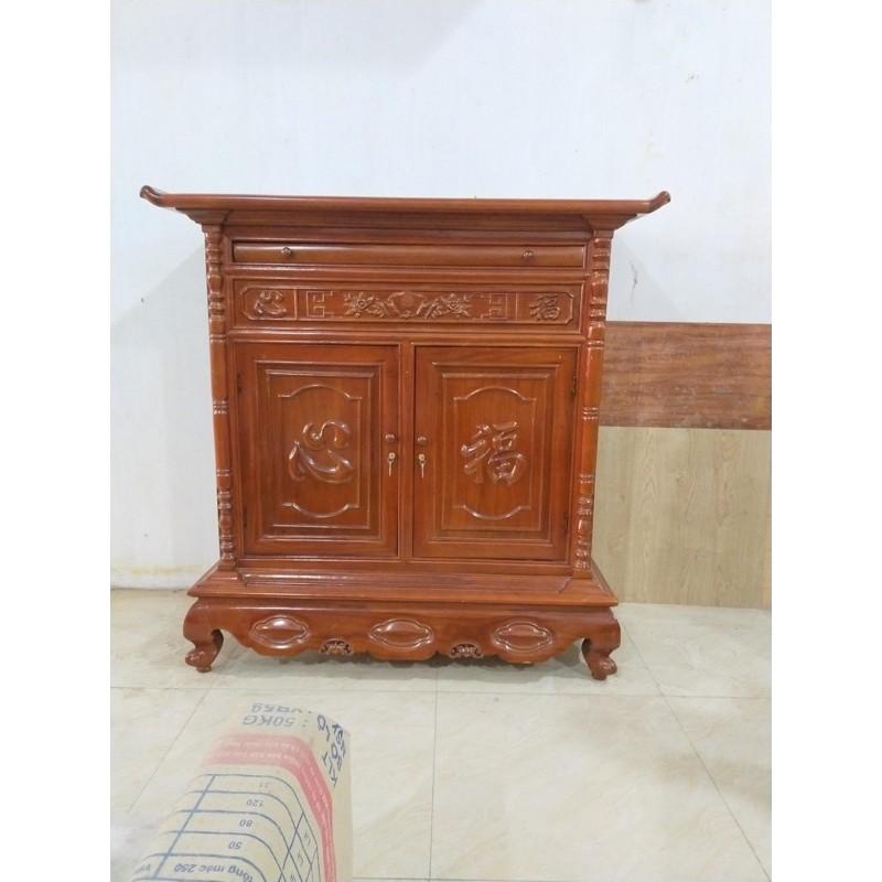 Tủ thờ gỗ dâu dài 1m27