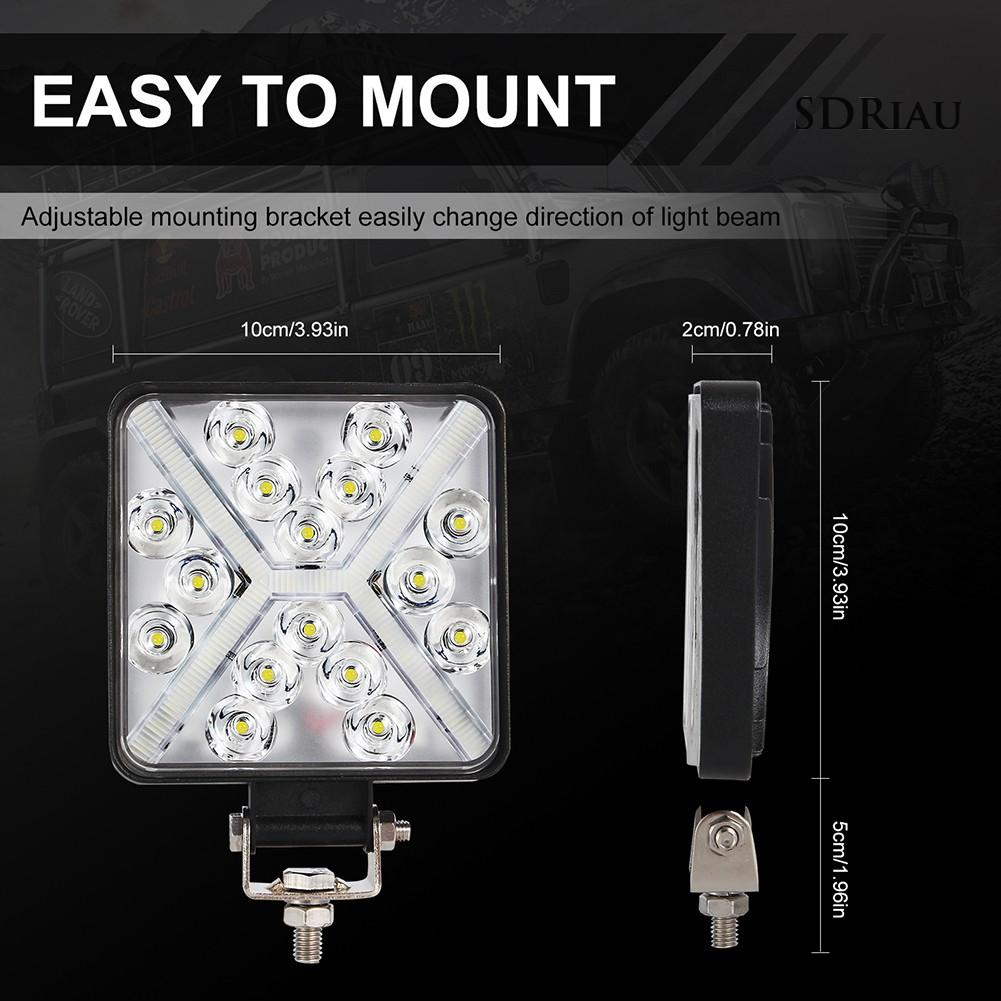 Đèn Pha Led Hình Vuông 4 Inch Cho Xe Hơi