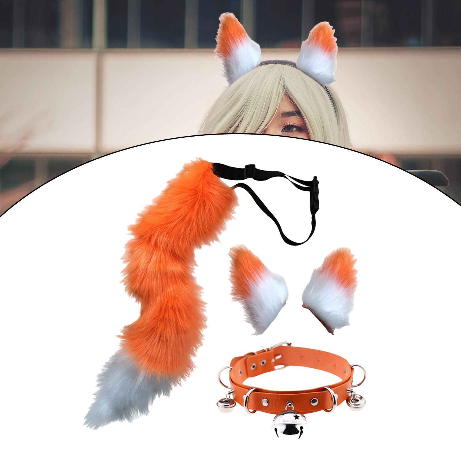 Anime Tail Leather Choker Girl Cosplay Costume Kits