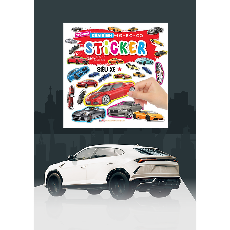 Sách Trò chơi dán hình IQ - EQ - CQ Sticker
