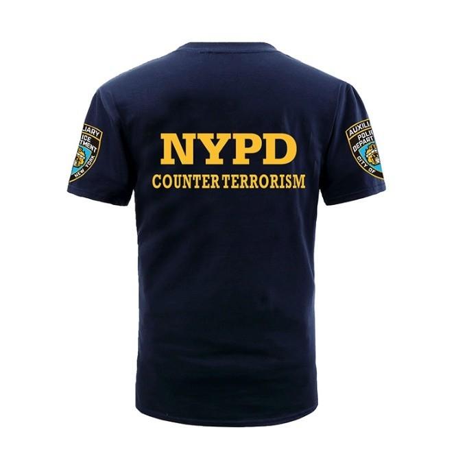 Áo thun NYPD_chiến thuật_dã ngoại - navy